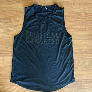 Spiritual Gangster Charcoal Sleeveless Top